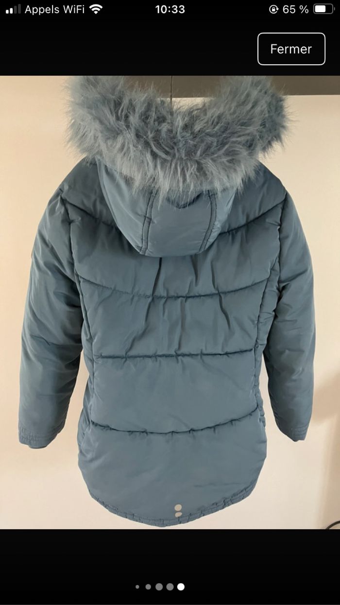 Manteau bleu chaud Okaidi 8 ans - photo numéro 5