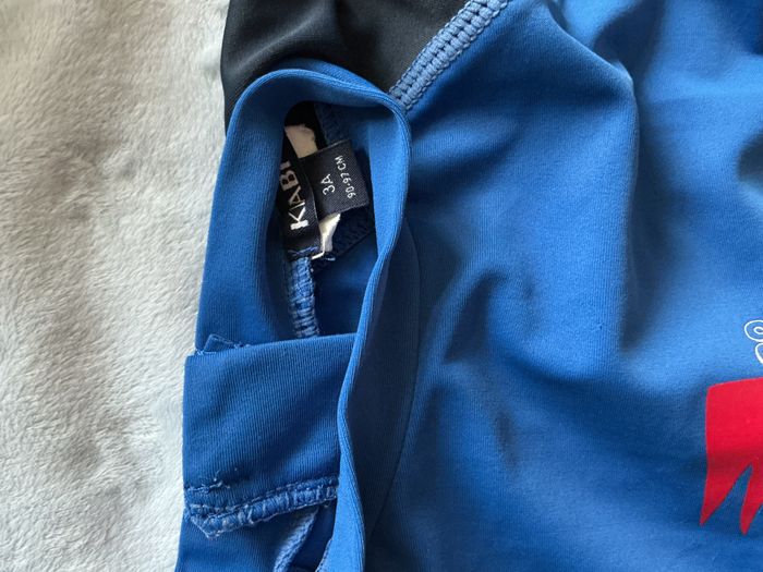 teeshirt anti UV bleu et marine 3 ans kiabi - photo numéro 8