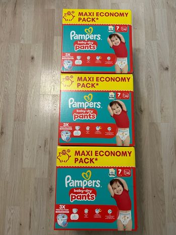 Pampers pants taille 7