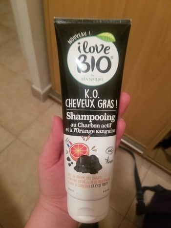 lot 3 Shampooing K.O. CHEVEUX GRAS ! I love bio 250 ml