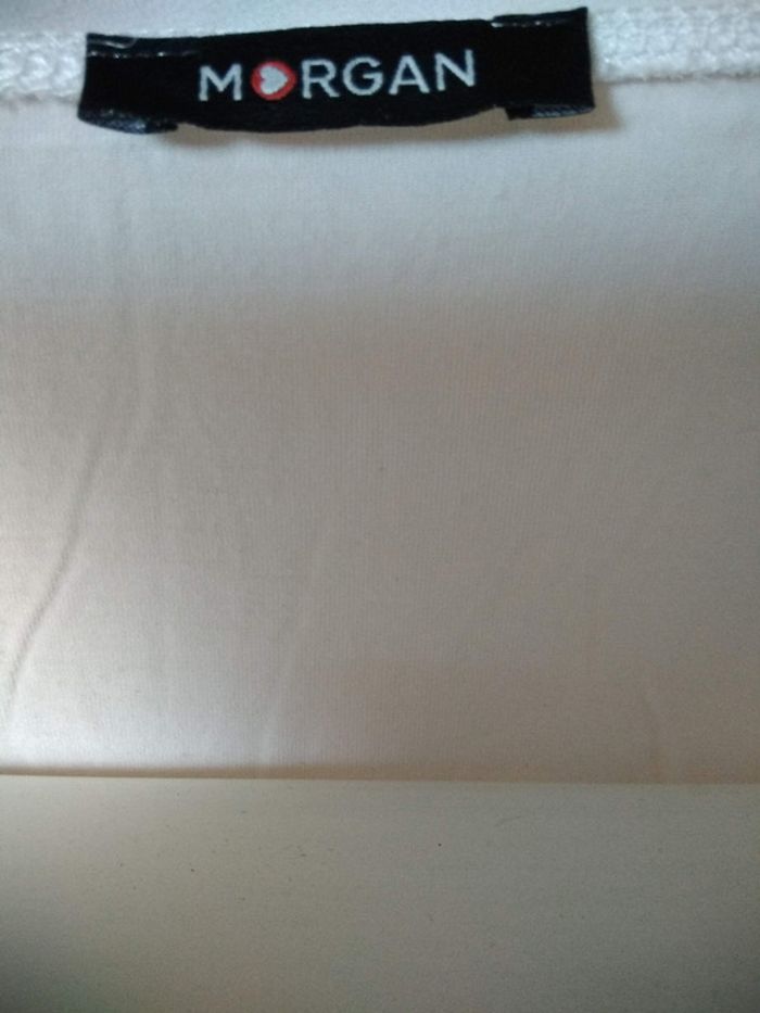 T-shirt blanc à strass femme - photo numéro 5