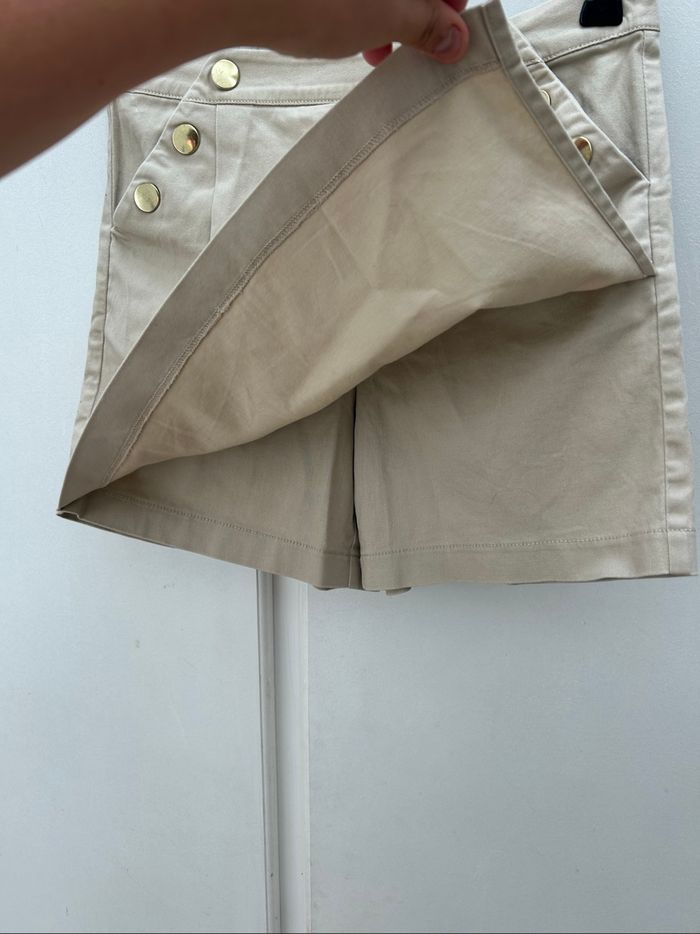 Jupe short beige 12 ans cyrillus - photo numéro 2