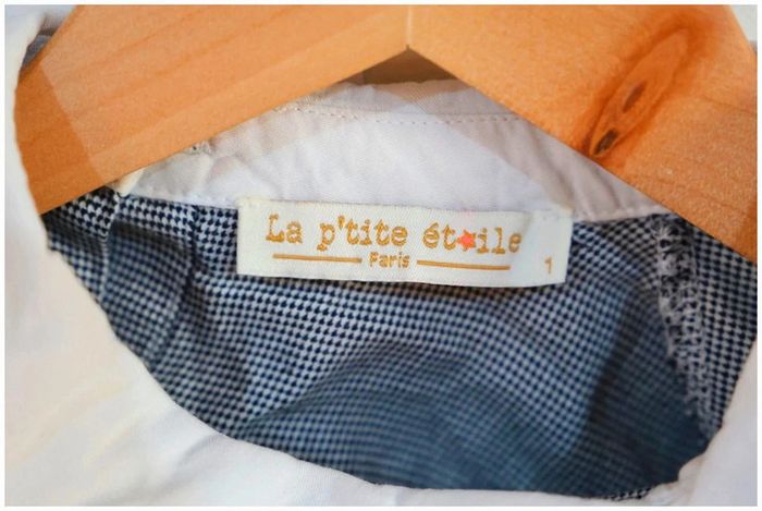 C43 blouse imprimée La p'tite étoile T1 - photo numéro 3