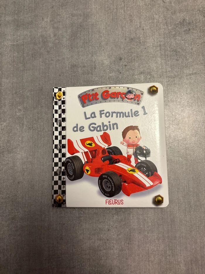 Livre, petit garçon, la Formule 1 de Gabin