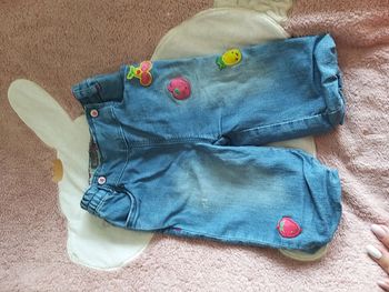 Jeans paper bag fruits