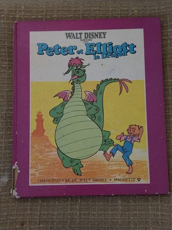 Peter et Elliot le dragon Walt Disney 1978 Hachette