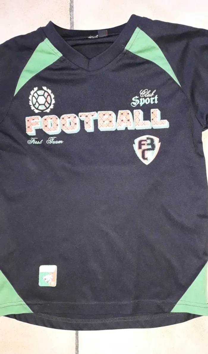 Tee-shirt foot 8ans garçon - photo numéro 2