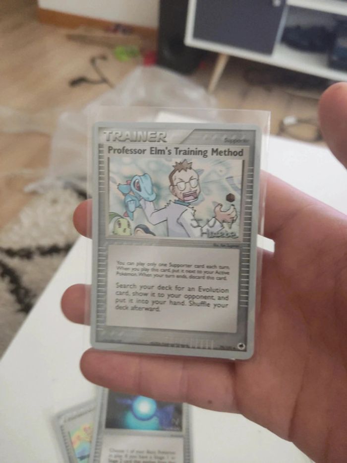 Carte Pokémon professor elm's training method World championship 2007
