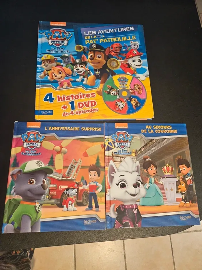 Lot livres pat patrouille paw patrol