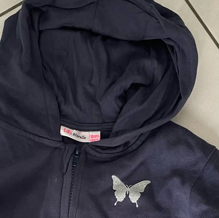Ensemble de sport veste avec capuche et jogging T 10 ans Lili Marelle - photo numéro 6