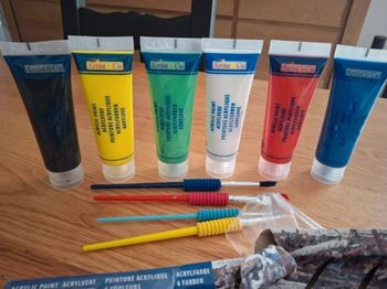 Kit peinture acrylique  6 couleurs