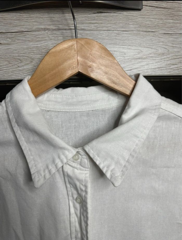 Chemise saharienne en lin – Taille 46 - photo numéro 4