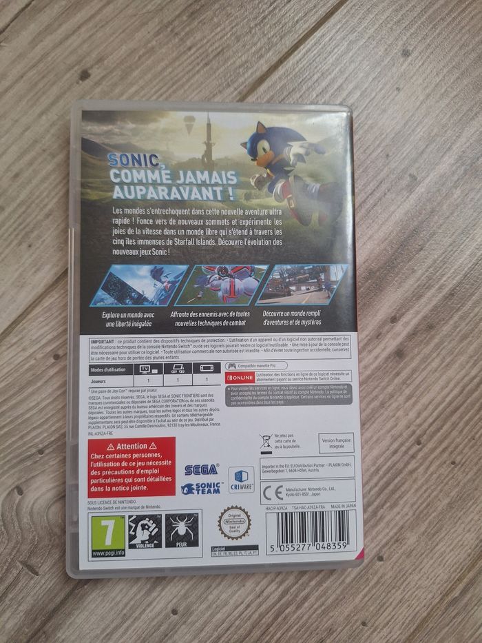 Jeux switch sonic frontiers - photo numéro 2