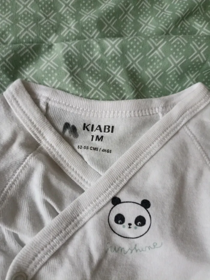 Lot Body manche courte 1 mois - photo numéro 2