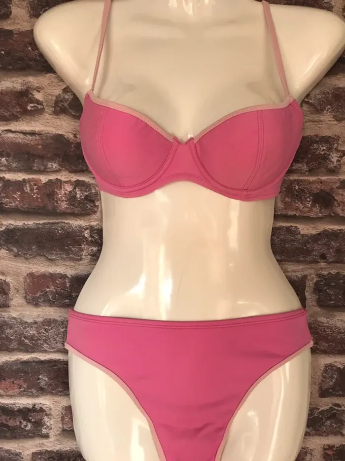 Maillot de bain rose vintage - photo numéro 2