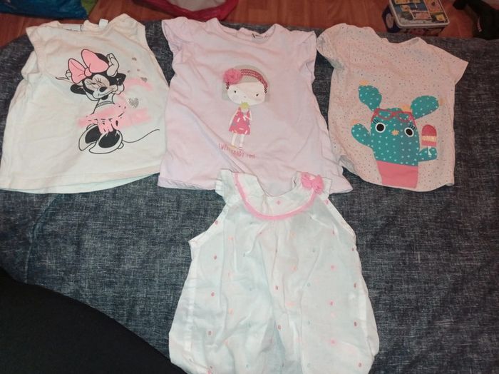 Lot de 4 t-shirts manches courtes