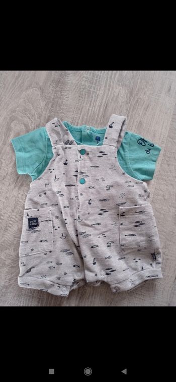 Combi short + tee shirt