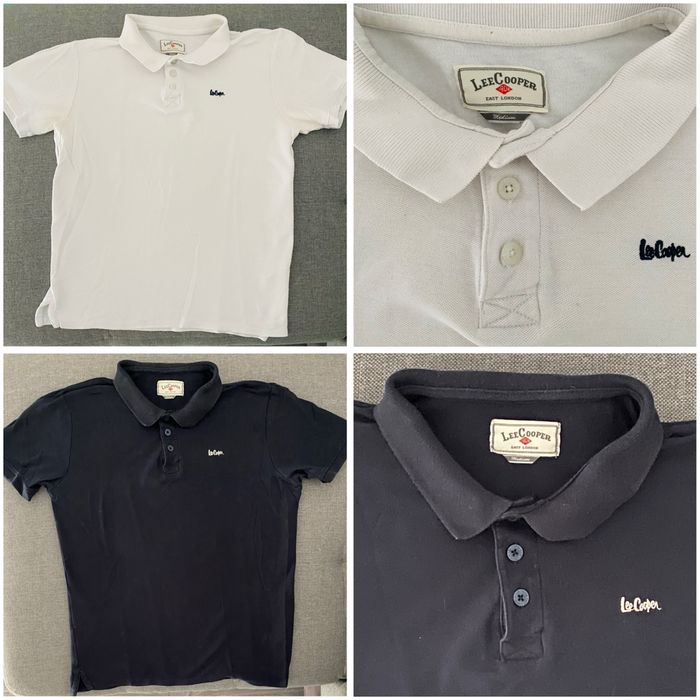 Lot de 2 polos homme lee cooper taille M
