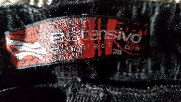 Jean Noir Strié Coupe Droite Estensivo - Taille 38: Confort et Élégance Scintillante - photo numéro 11