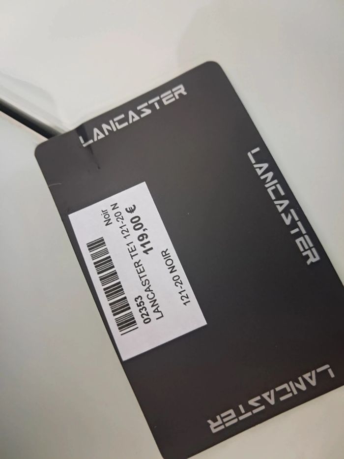 Lancaster portefeuille en cuir avec dragone noir neuf - photo numéro 7