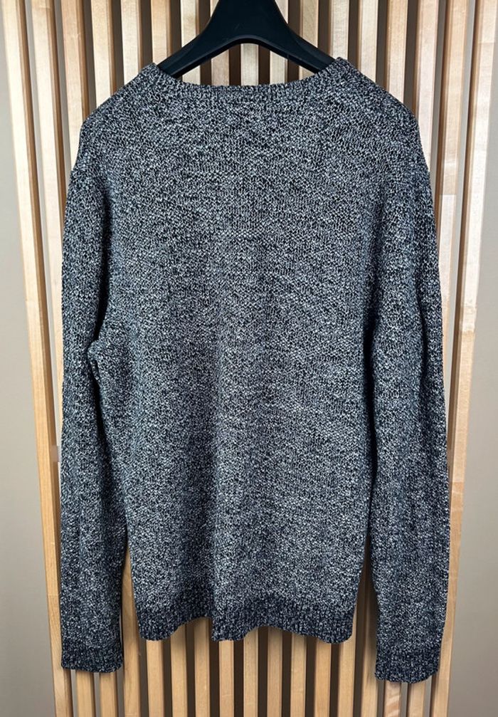 pull ras de cou kiabi taille xxl couleur gris foncé - photo numéro 3