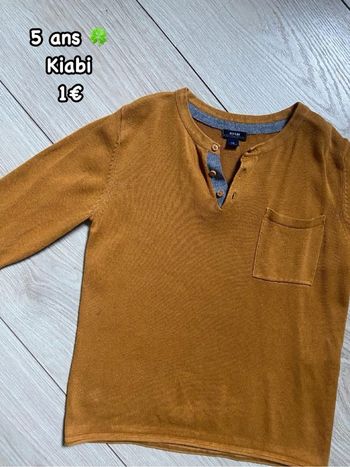 Pull 🍀 5 ans 🍀 Kiabi