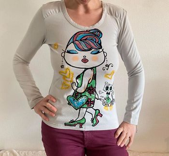 Tshirt imprime fille