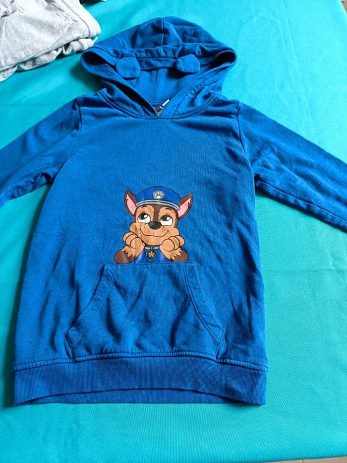 Pull à capuche Paw patrol avec poche 7-8 ans