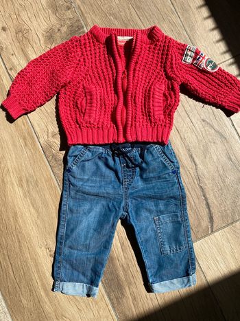 Ensemble pantalon et gilet 6 mois