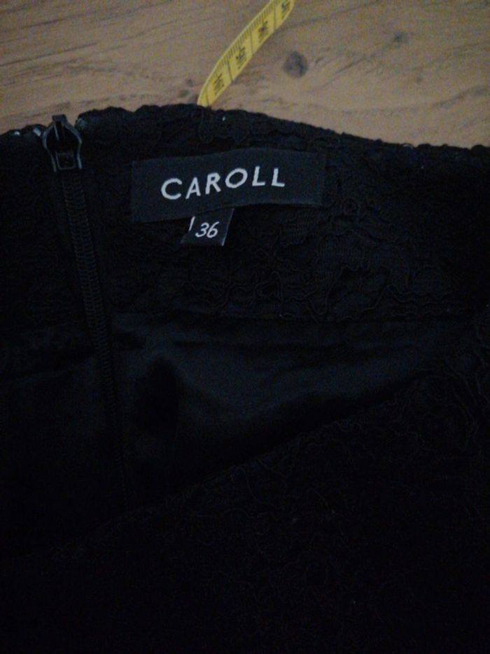Jupe noire marque caroll Taille 36 - photo numéro 3