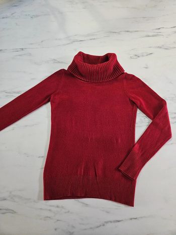 Camaïeu pull rouge bordeaux taille S