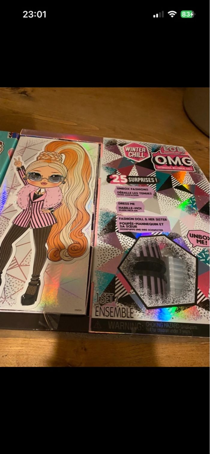 MGA Entertainment OMG Winter Chill Big Wig & Madame Queen (LOL Paillettes) - photo numéro 6