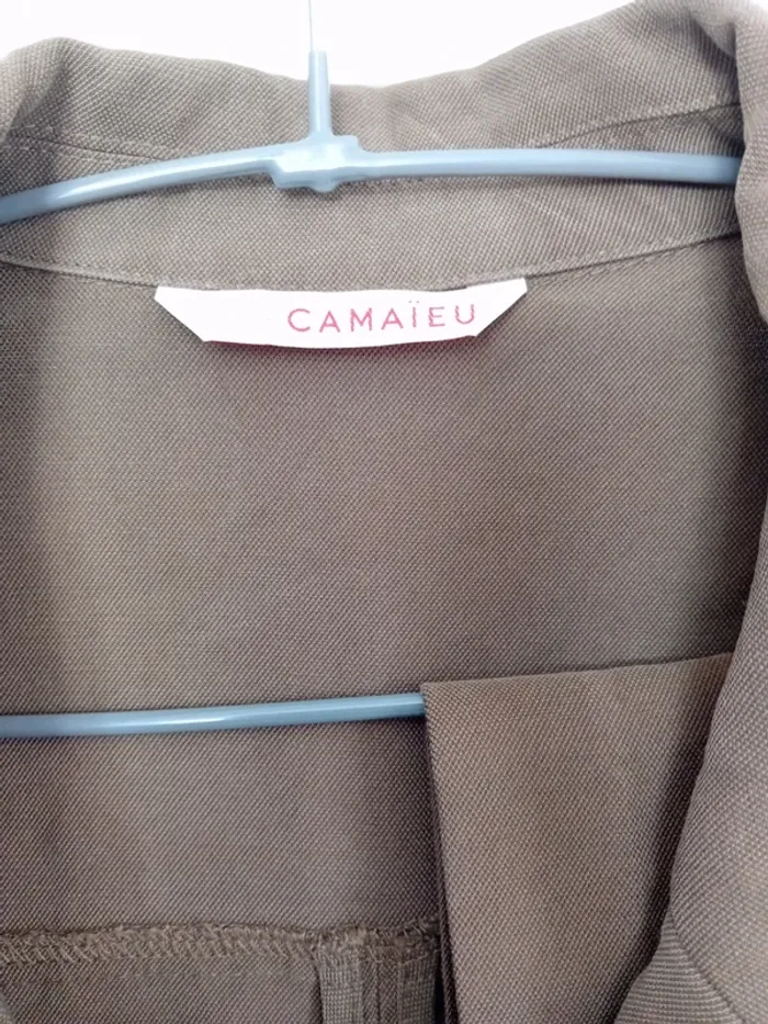 Veste Camaïeu kaki taille L - photo numéro 2