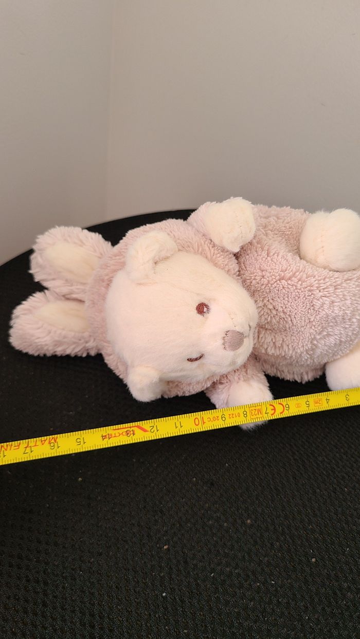 Bukowski - Peluche ours-lapin ziggy beige 23 cm - photo numéro 5