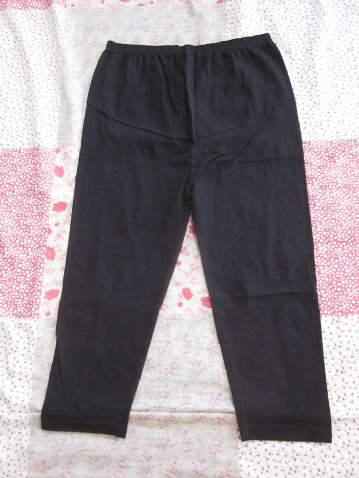Leggings de grossesse court noir taille 36