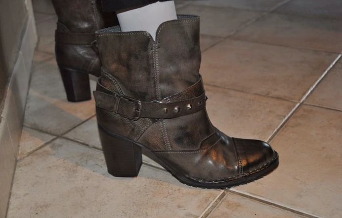 Bottines grise/bronze neuve - photo numéro 9