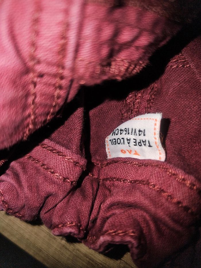 Pantalon garçon jean skinny taille 14 ans marque tape a l œil - photo numéro 2