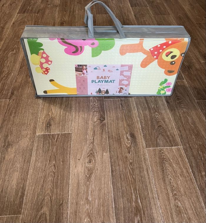 Tapis de jeu pliable réversible bébé neuf - photo numéro 5