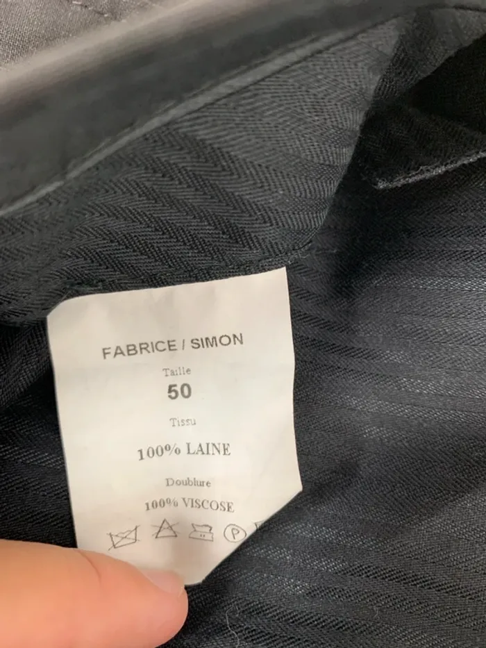 Ensemble costume homme veste:56 pantalon:50 - photo numéro 9