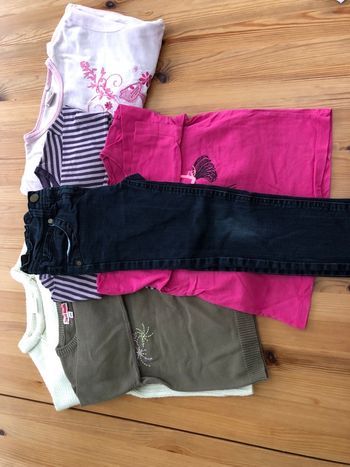 Lot jean pulls tee-shirts