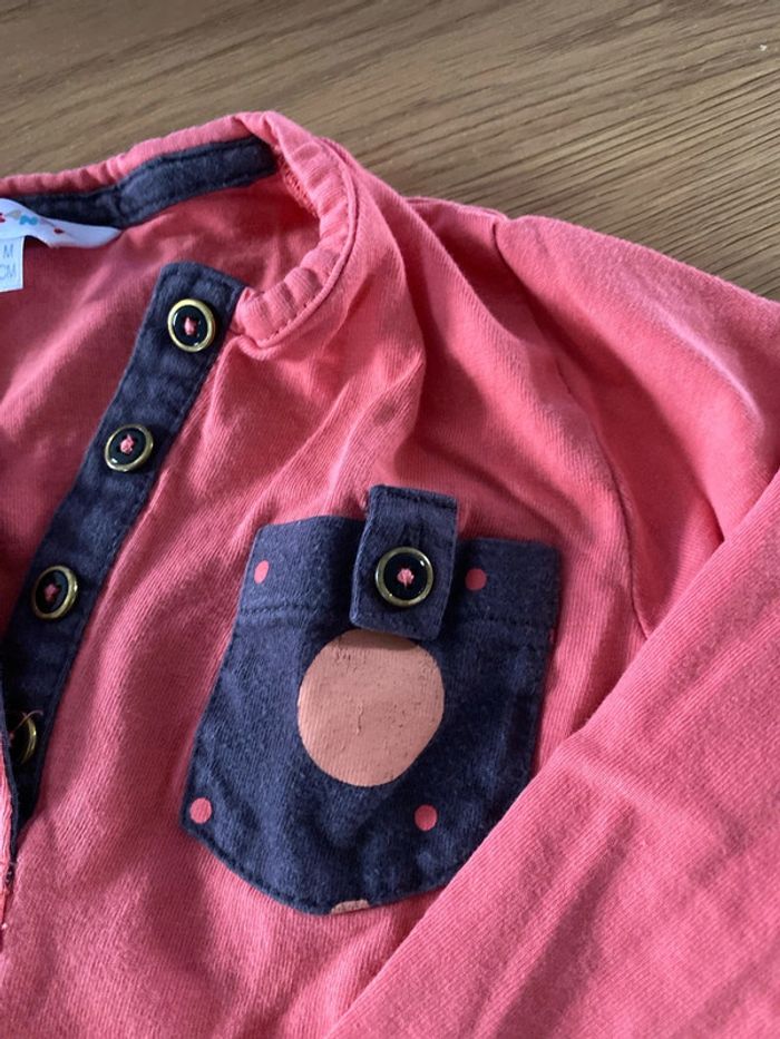 💫lot 2 de T-shirt manche longue bébé fille 💫 - photo numéro 3