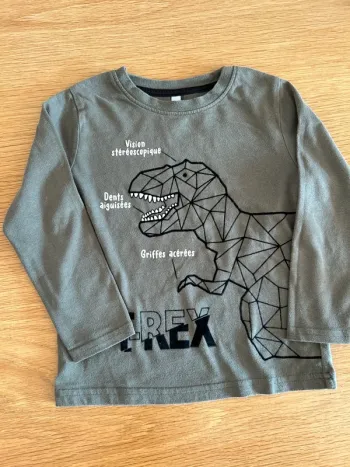 T-shirt manche longue Dinosaure