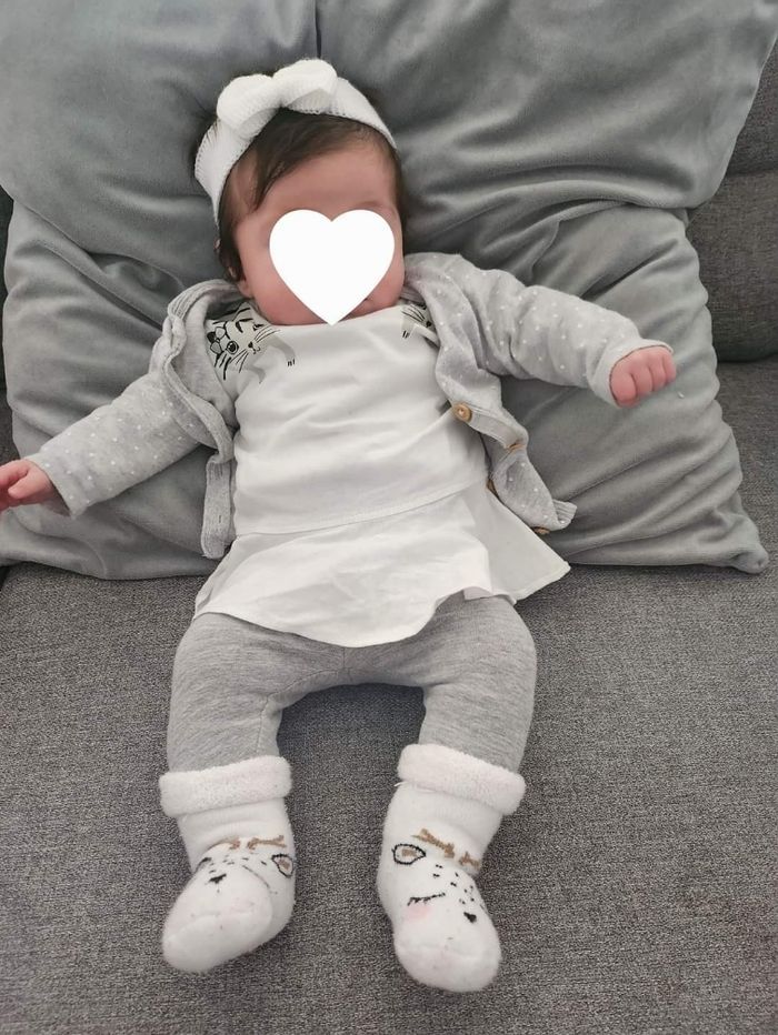 Ensemble blouse et legging 1 mois - photo numéro 4