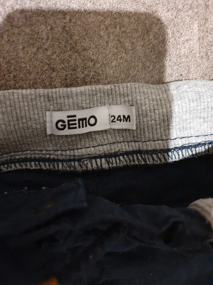 Pantalon bleu marine 24 mois - photo numéro 3