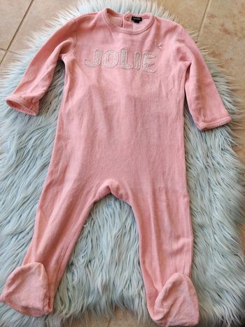 🍪 grenouillère velours fille Kiabi 24 mois