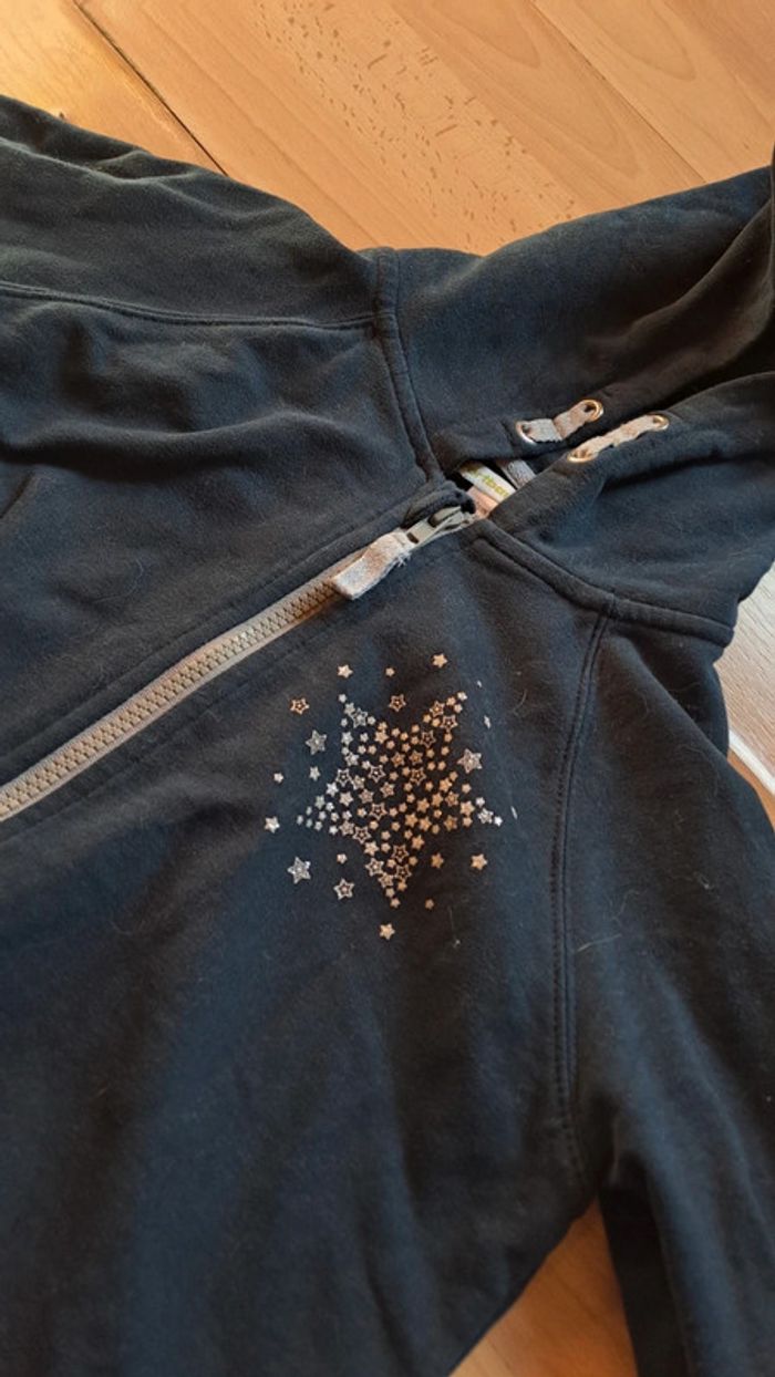 Veste training taille 12 ans bleu - photo numéro 2