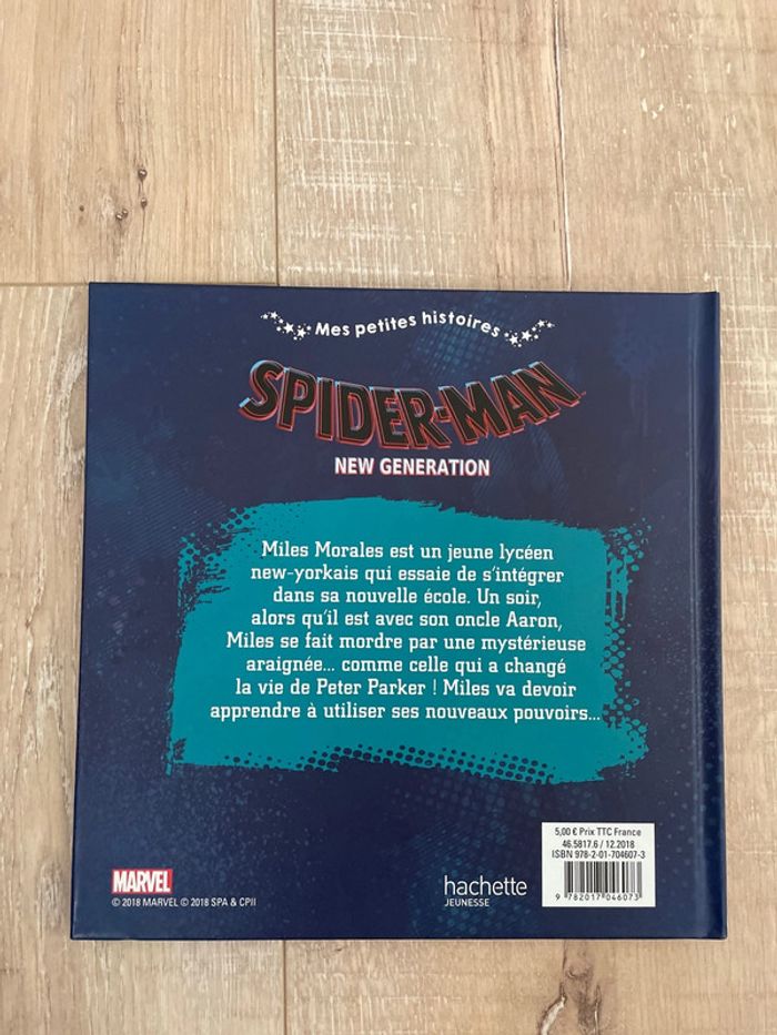 Livre L’histoire de miles Morales Spiderman New Generation - photo numéro 2