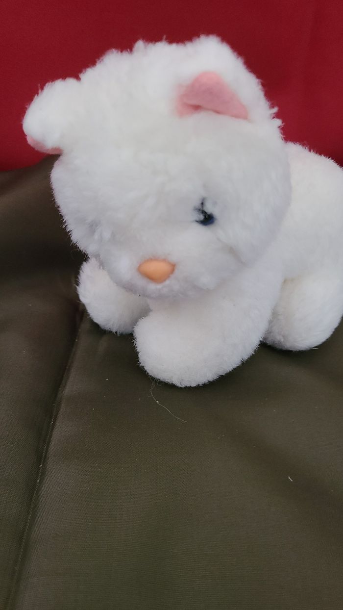 peluche chat blanc playwell toys - photo numéro 5