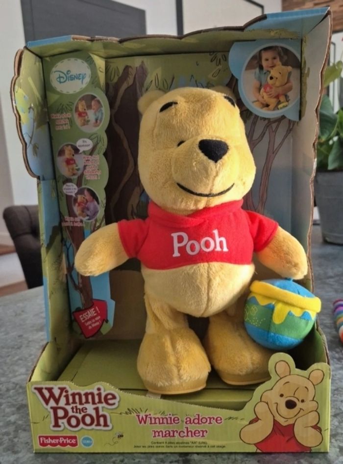 WINNIE PELUCHE ANIMEE INTERACTIVE FISHER PRICE