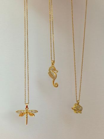 Lot de 3 colliers en acier inoxydable